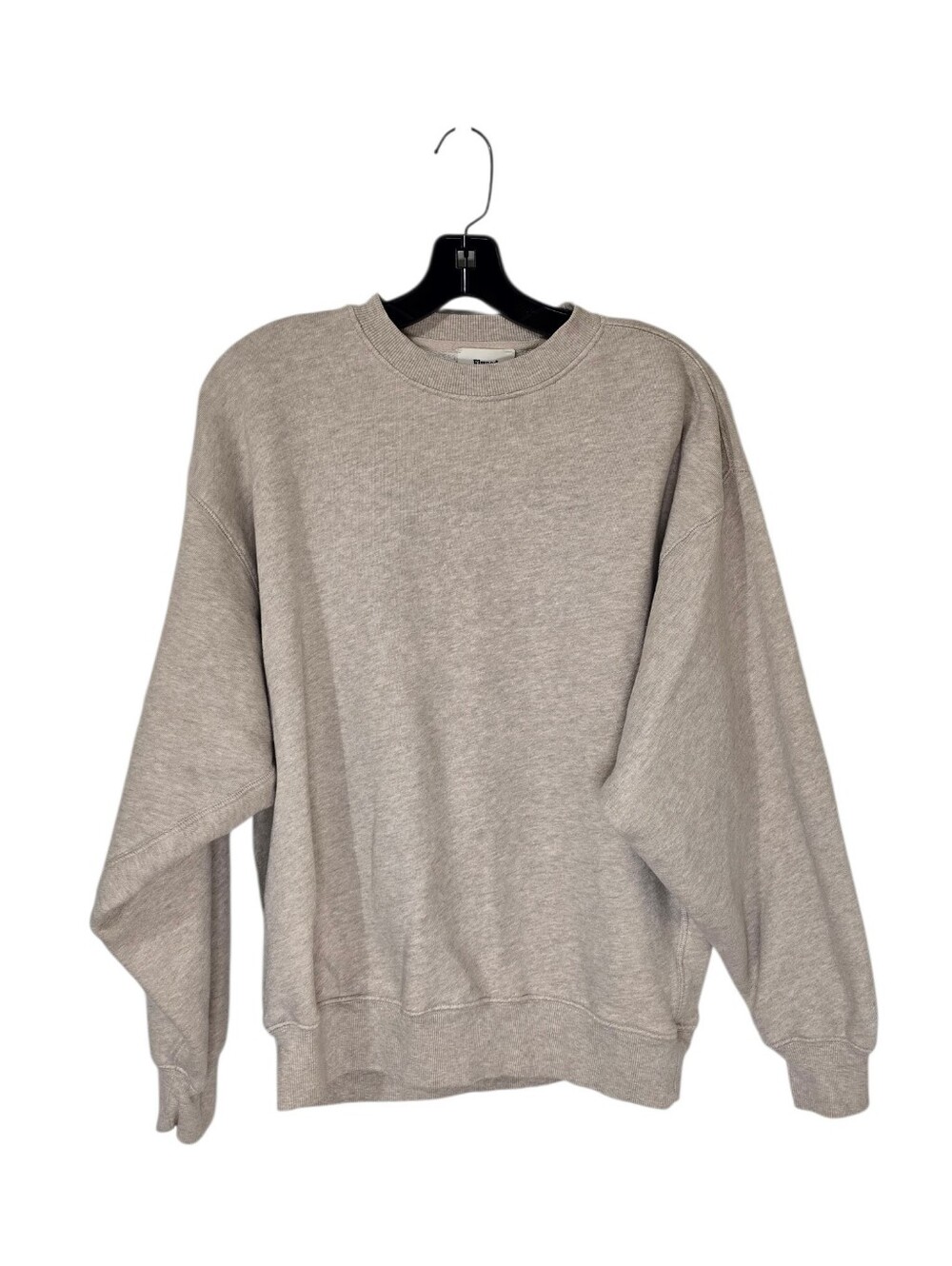 Elwood Terry Heather Tan Crew Sweatshirt Women's Small Athleisure Casual